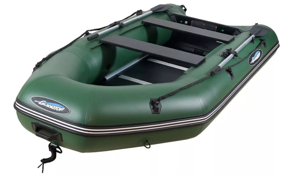 МОТОРНО-ГРЕБНАЯ ЛОДКА ПВХ GLADIATOR А 340 ТК С ФАНЕРНЫМ ПОЛОМ в Таганроге