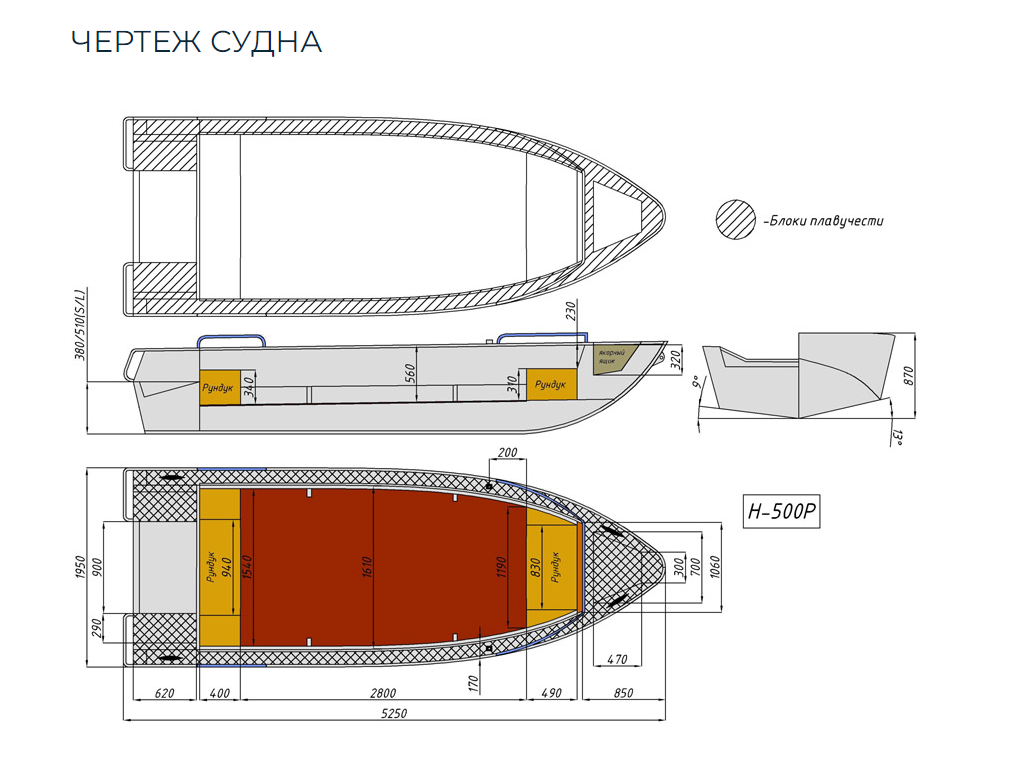 Алюминиевая лодка Неман-500 P в Таганроге