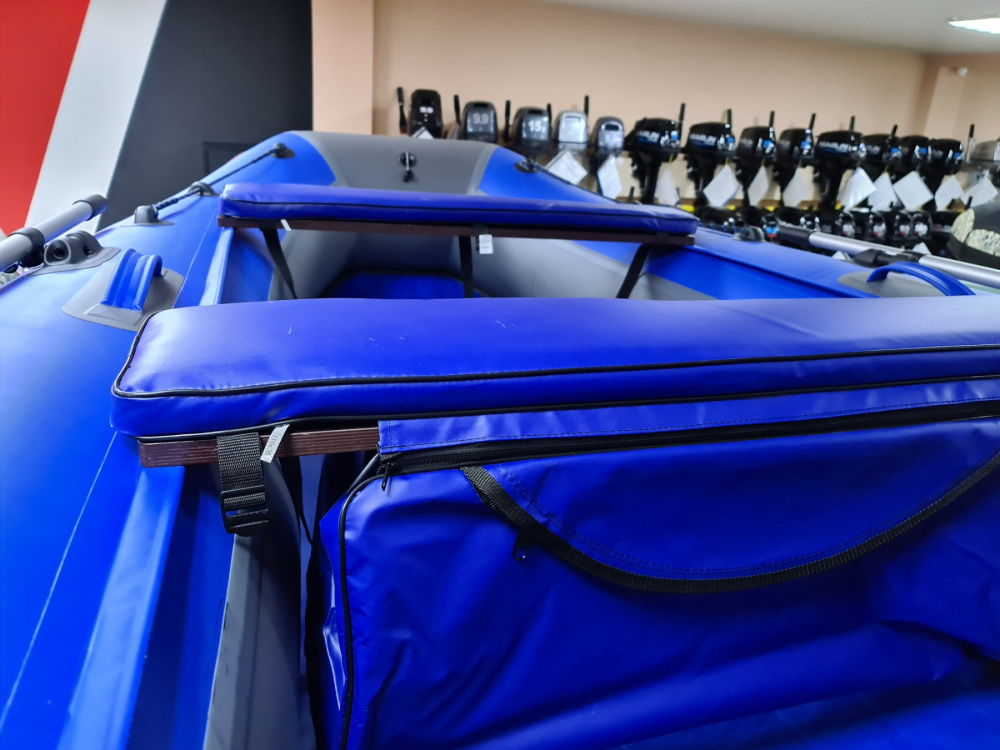 КОМПЛЕКТ МЯГКИХ НАКЛАДОК С СУМКОЙ ДЛЯ ЛОДОК 90Х20 СИНИЙ в Таганроге