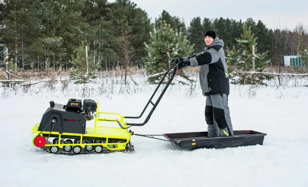 Мотобуксировщик Бурлак ХОЗЯИН-1 (капот ткань) в Таганроге