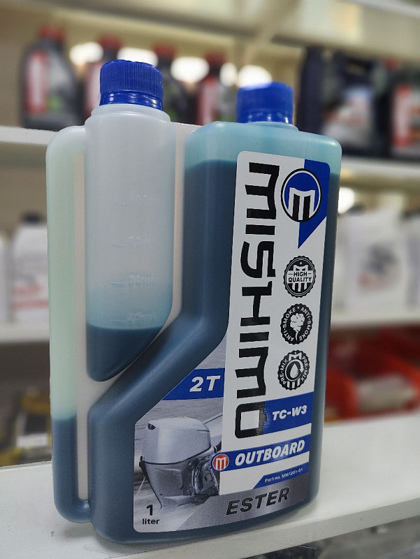 Масло MISHIMO 2T OUTBOARD (ESTER) полусинтетика 1 л в Таганроге