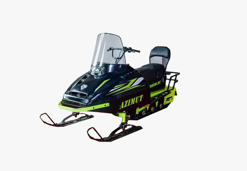 Миниснегоход Бурлак Азимут 20 л.с. , эл.запуск, реверс, тормоз гидравл, капот черный в Таганроге