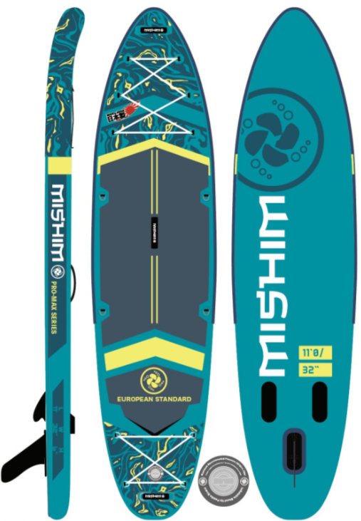 SUP (САП) Доска MISHIMO PRO-MAX Light Teal 11’ (335см) в Таганроге