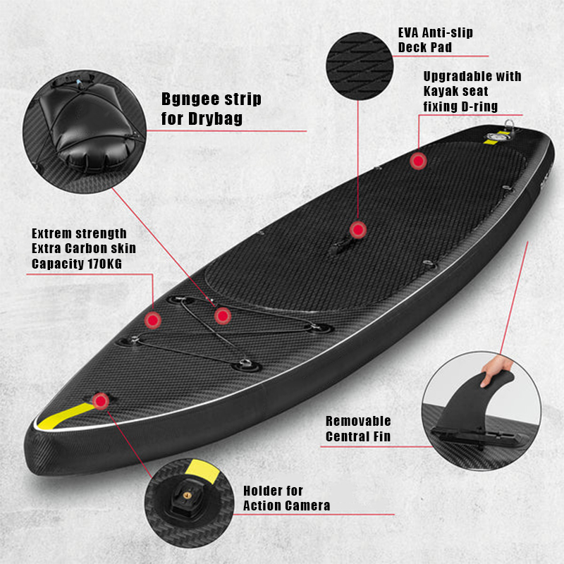SUP (САП) ДОСКА MISHIMO CARBON DARKSIDE 10.6’ (325СМ) в Таганроге