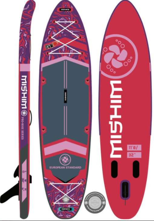 SUP (САП) Доска MISHIMO PRO-MAX Viva Magenta 10.8’ (330см) в Таганроге