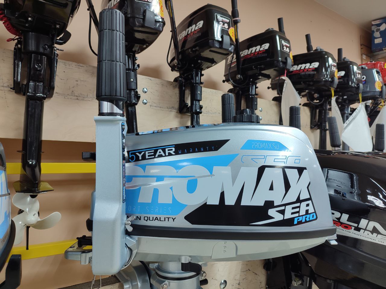 Лодочный мотор PROMAX SP5FHS (внешний бак 12 л) в Таганроге