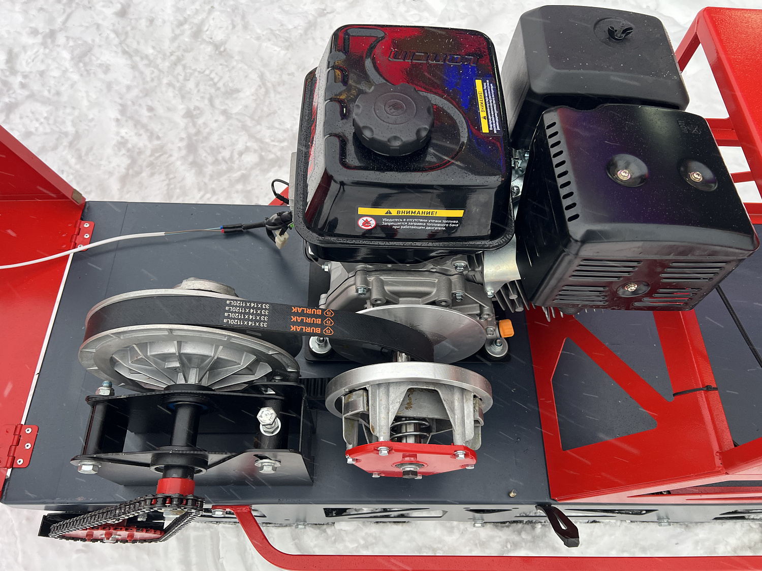 Мотобуксировщик EX-MOTO SNOWDOG S500 15л.с в Таганроге