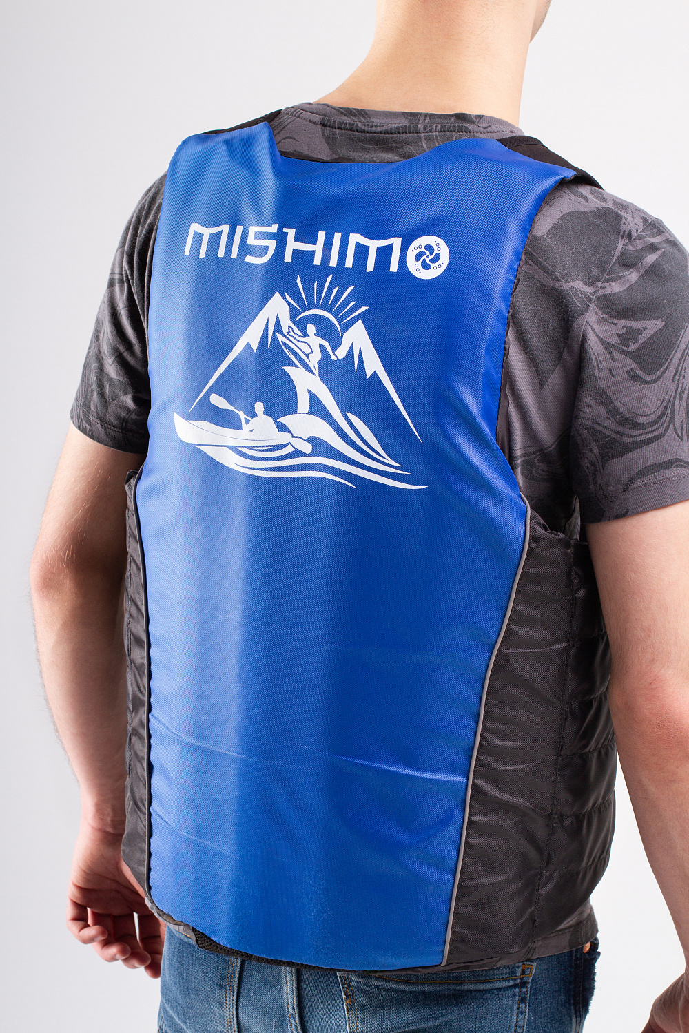 Жилет спасательный MISHIMO PRO Премиум качества Черно-синий в Таганроге